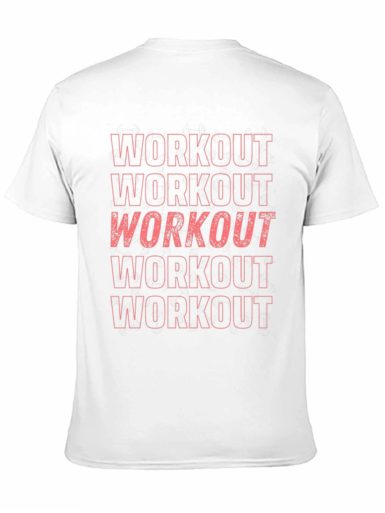 Workout Graphic Tee - Mens Fitness Shirt