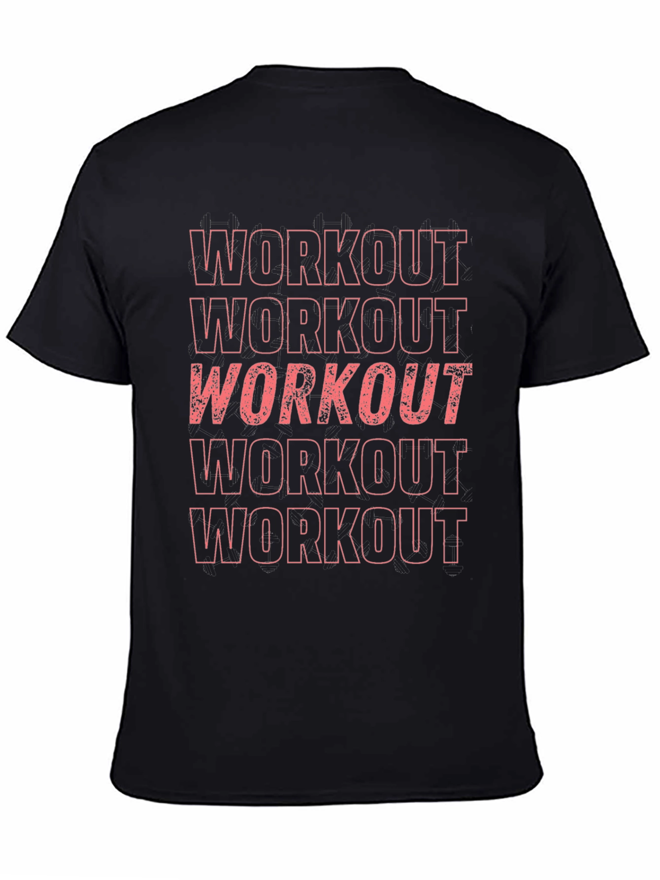 Workout Graphic Tee - Mens Fitness Shirt