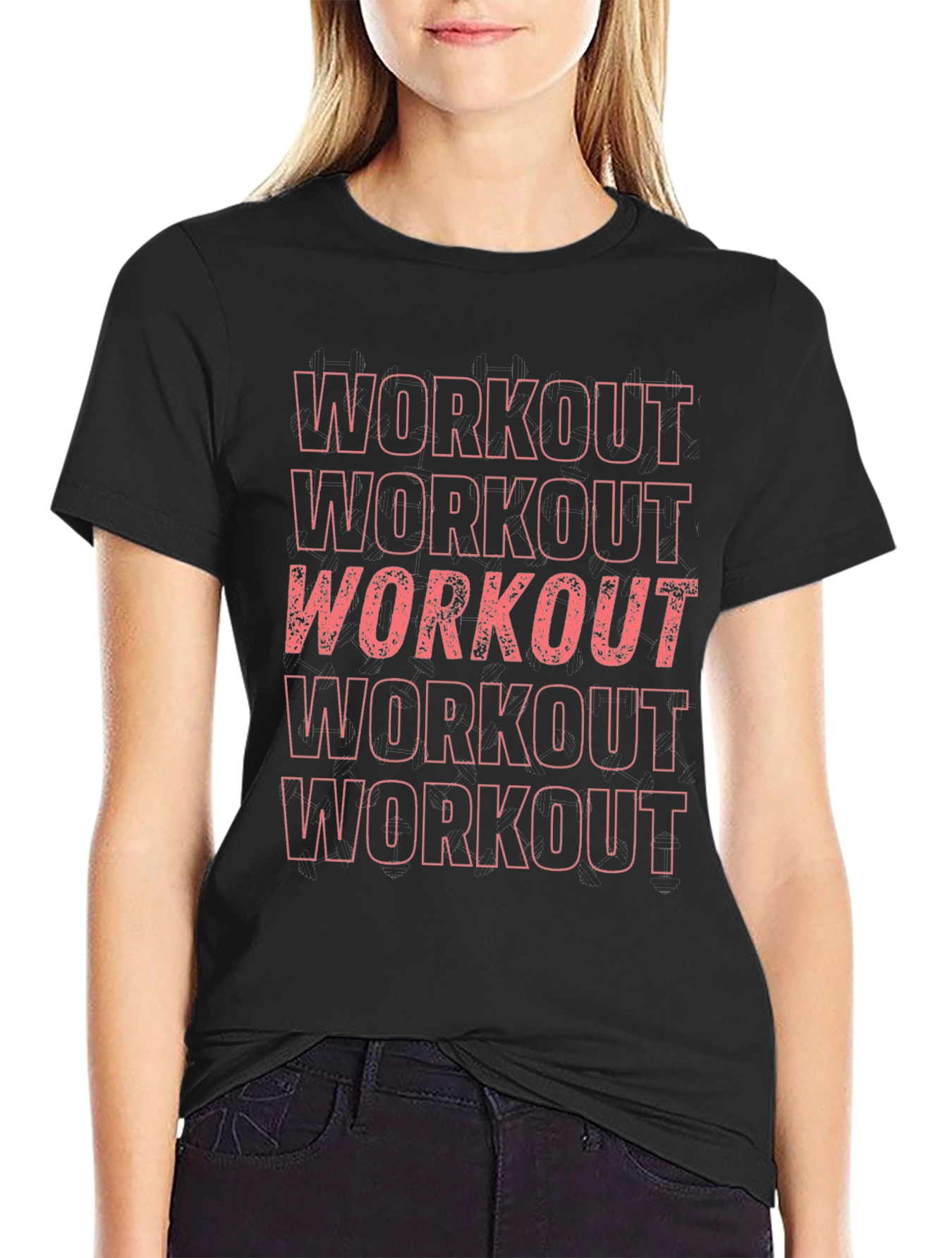 Workout Graphic Tee - Mens Fitness Shirt