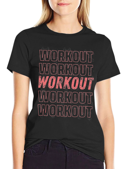 Workout Graphic Tee - Mens Fitness Shirt