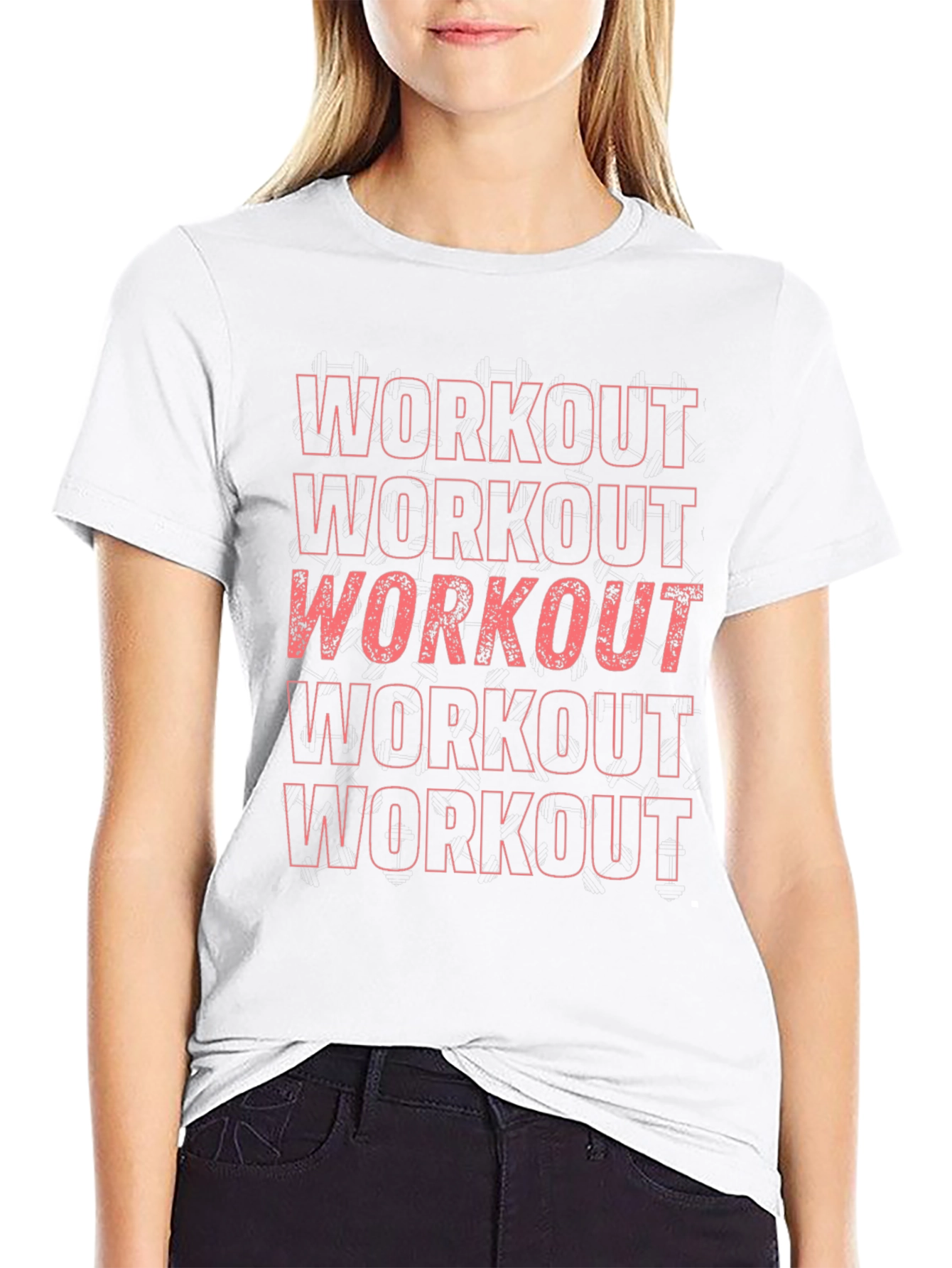 Workout Graphic Tee - Mens Fitness Shirt
