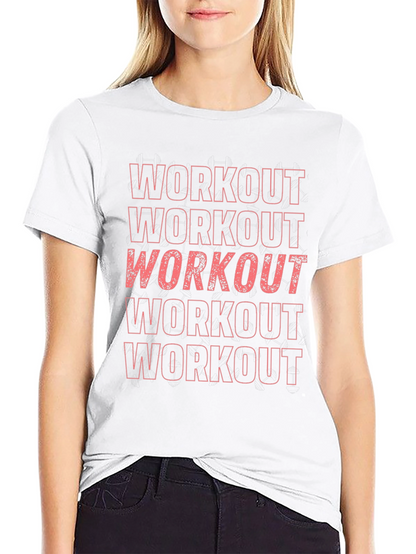 Workout Graphic Tee - Mens Fitness Shirt