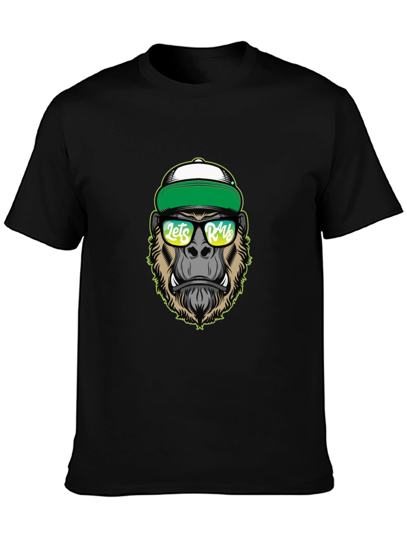 Cool Gorilla Graphic Tee - Lets Rage T-Shirt