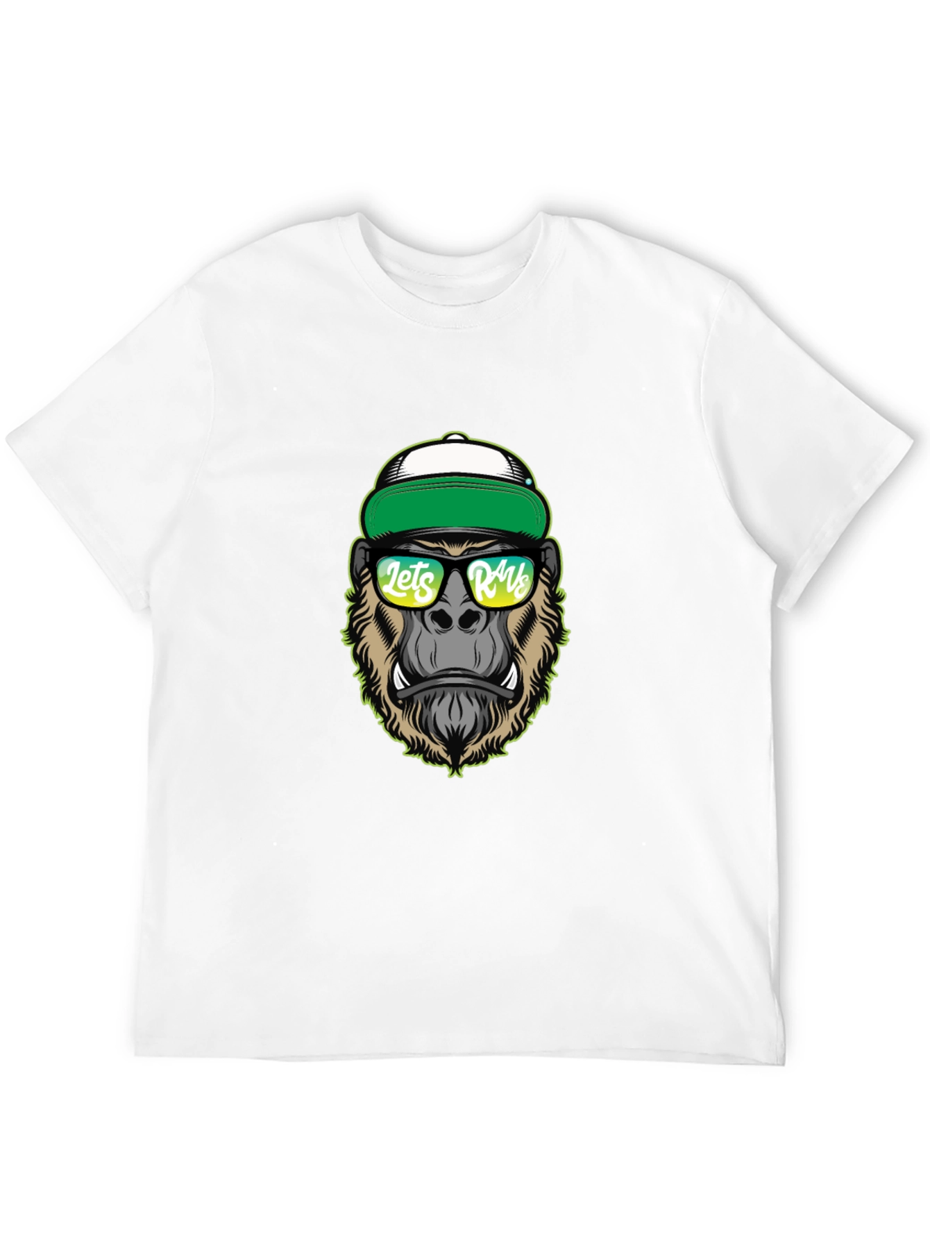 Cool Gorilla Graphic Tee - Lets Rage T-Shirt