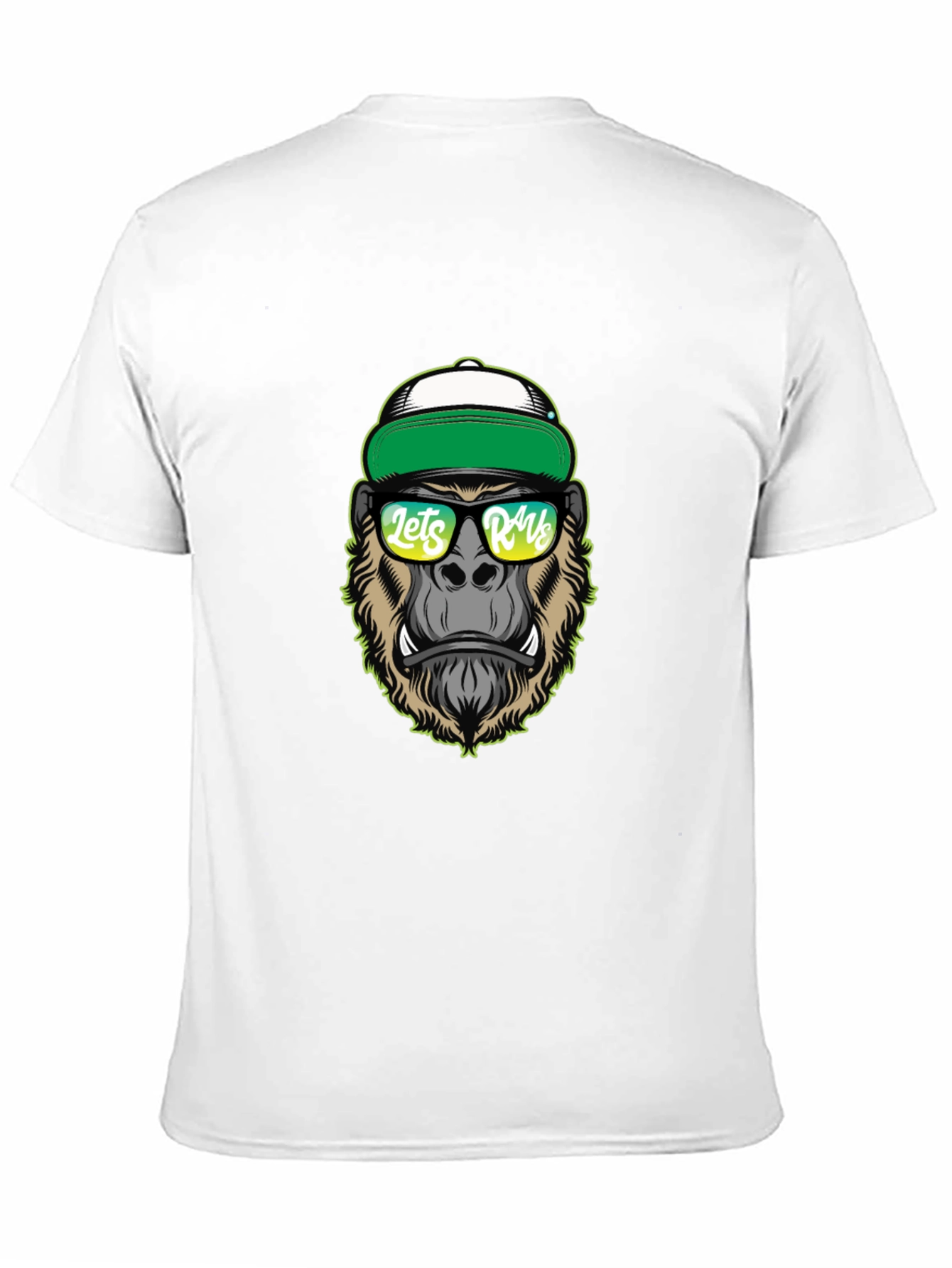 Cool Gorilla Graphic Tee - Lets Rage T-Shirt