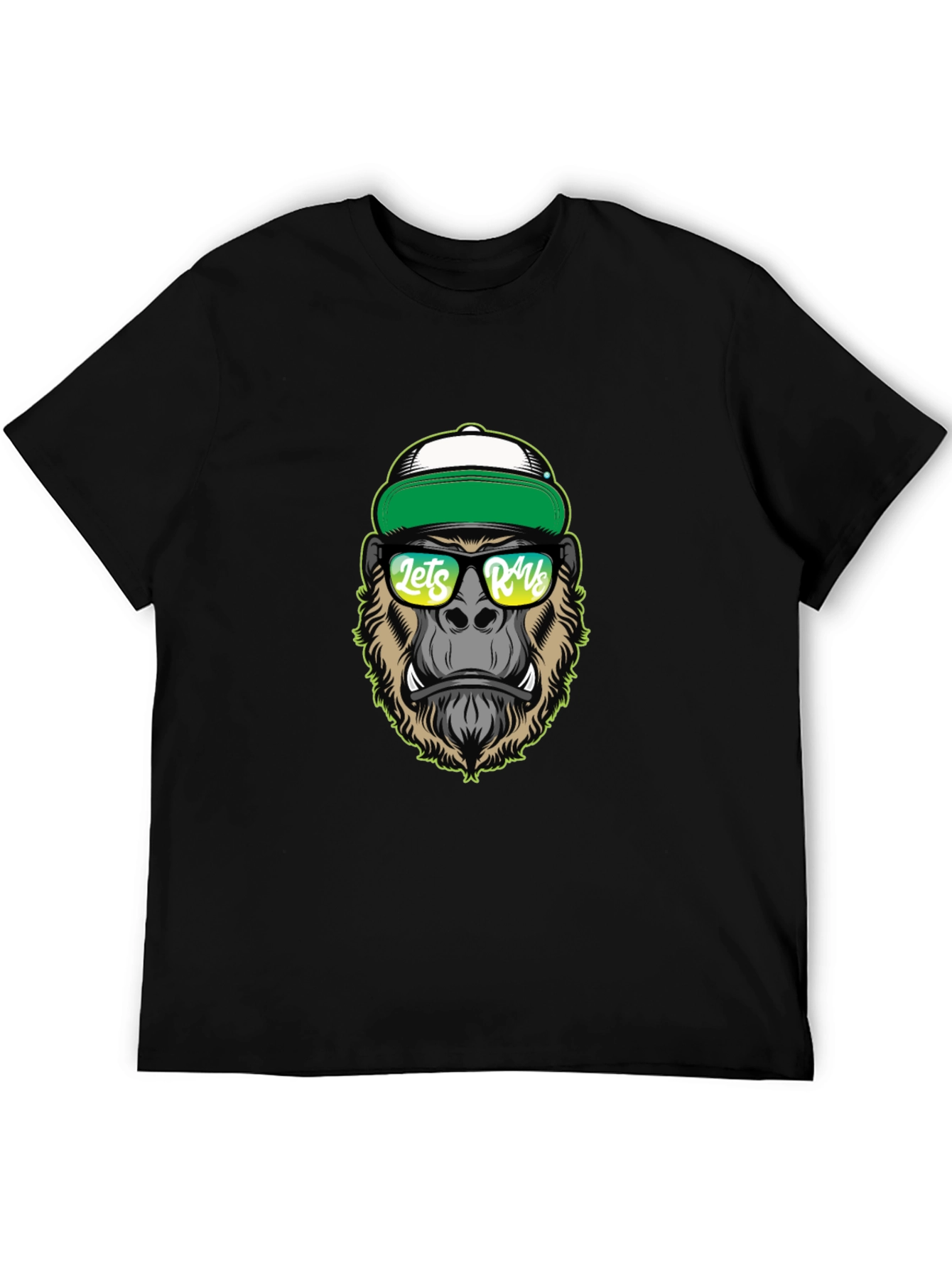Cool Gorilla Graphic Tee - Lets Rage T-Shirt
