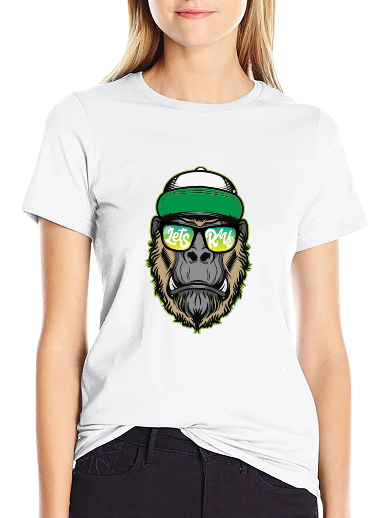 Cool Gorilla Graphic Tee - Lets Rage T-Shirt