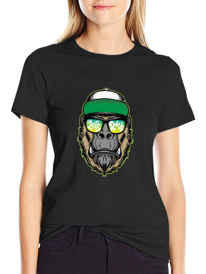 Cool Gorilla Graphic Tee - Lets Rage T-Shirt