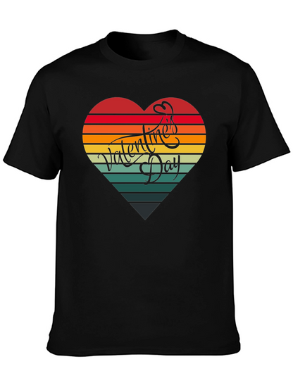 Valentines Day Heart Graphic Tee