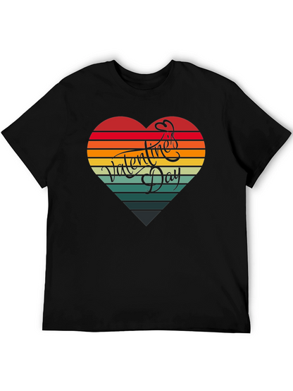 Valentines Day Heart Graphic Tee