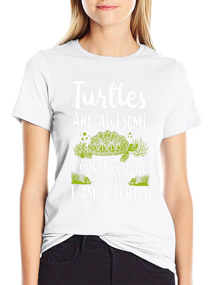 Turtles are Awesome Graphic T-Shirt
