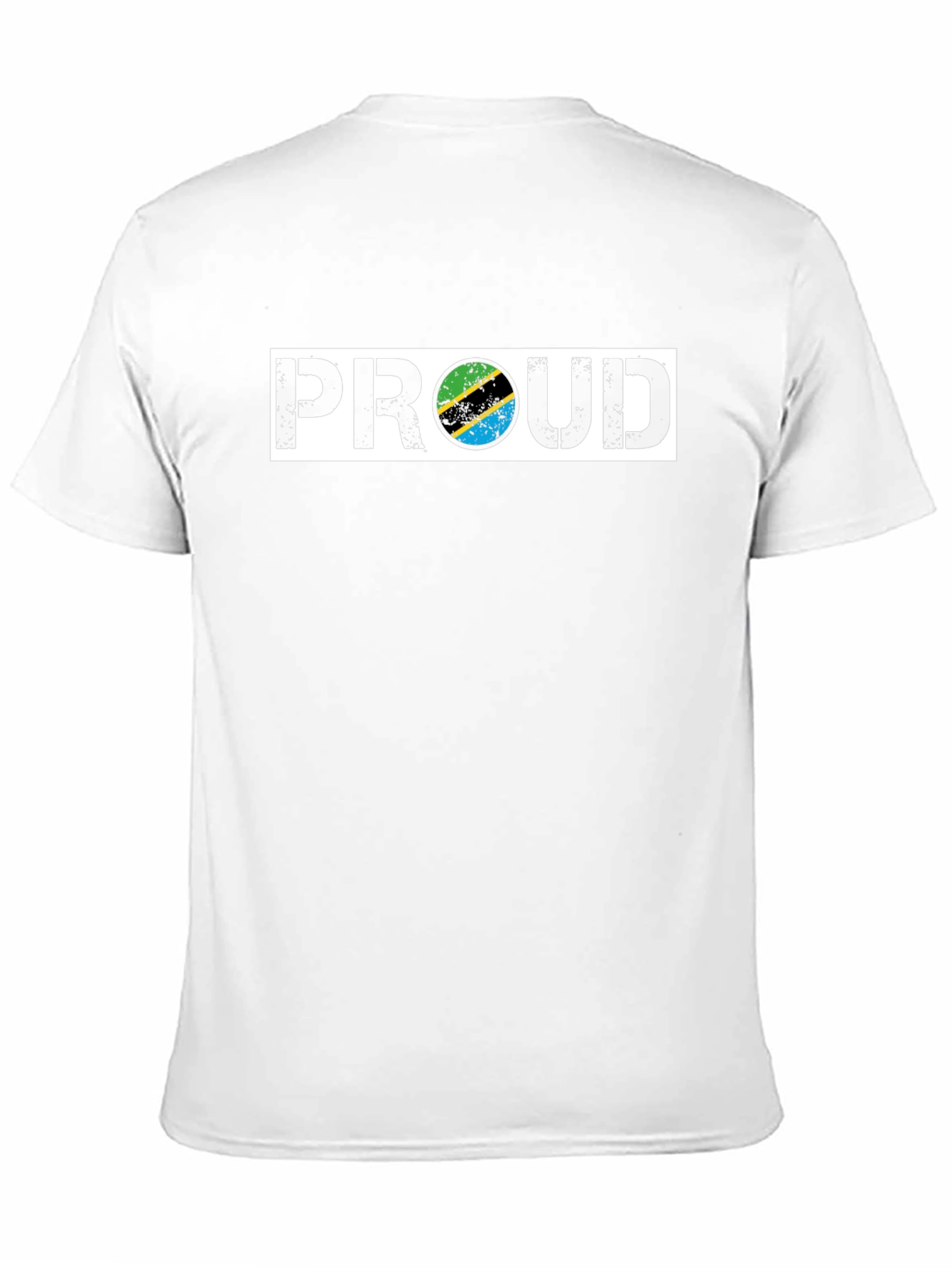 Proud Tanzania Flag Graphic Tee - Black T-Shirt