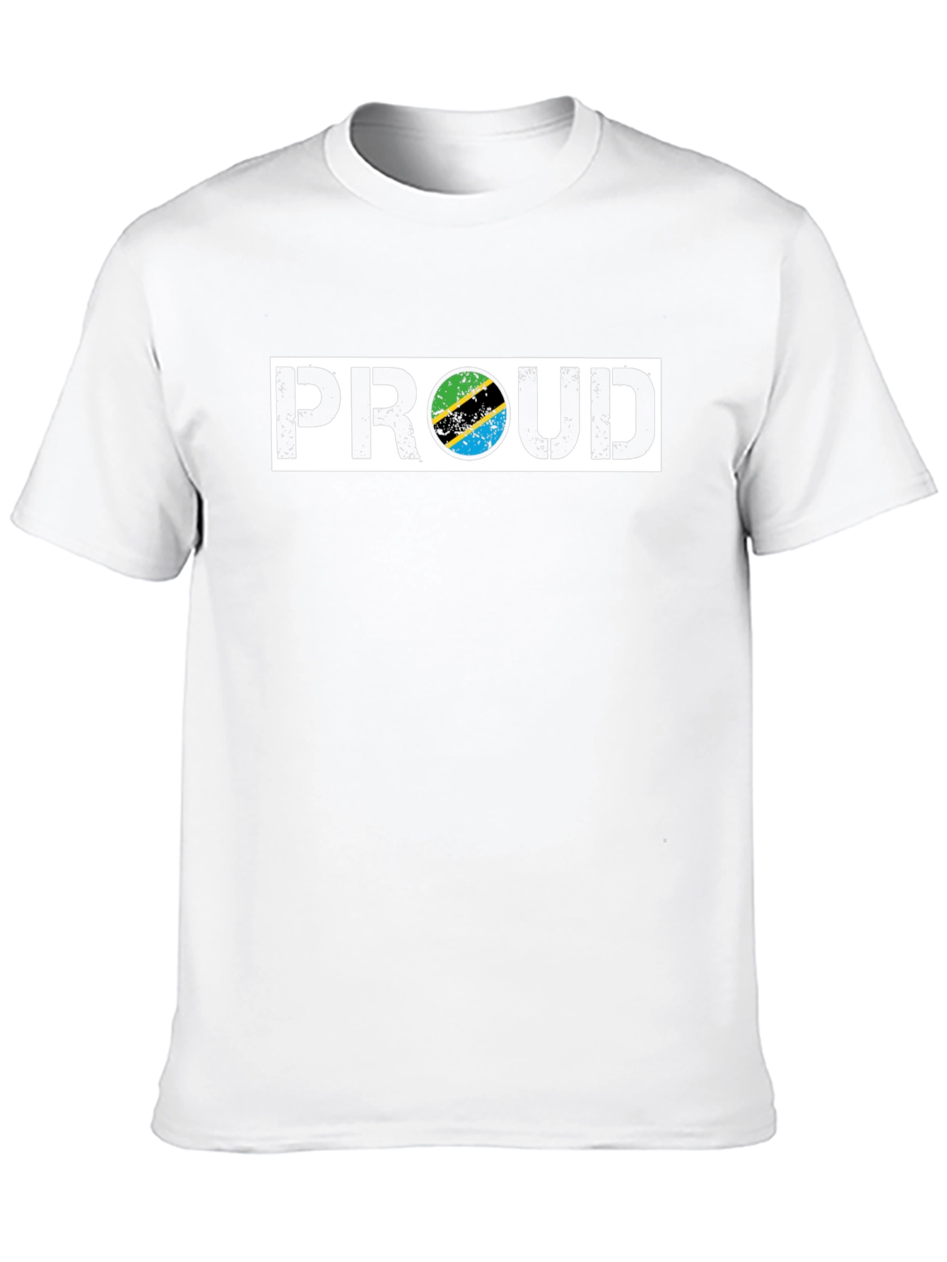 Proud Tanzania Flag Graphic Tee - Black T-Shirt