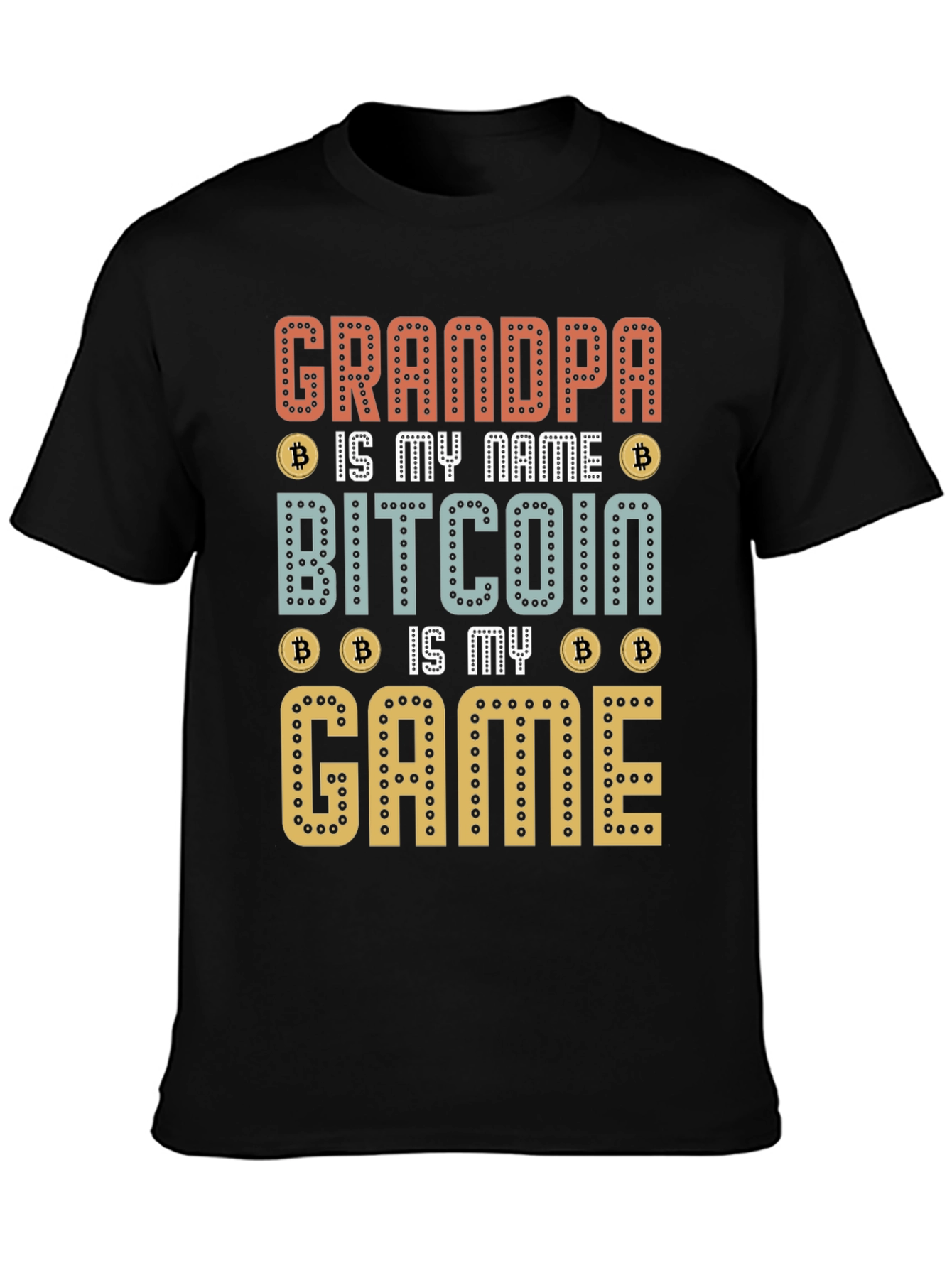 Grandpa Bitcoin Game T-Shirt - Crypto Lover Gift