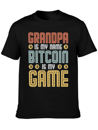 Grandpa Bitcoin Game T-Shirt - Crypto Lover Gift