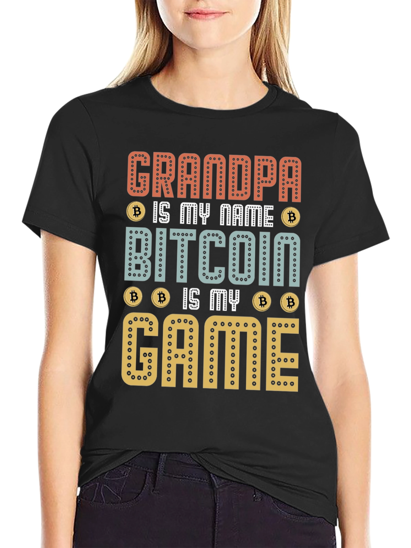 Grandpa Bitcoin Game T-Shirt - Crypto Lover Gift