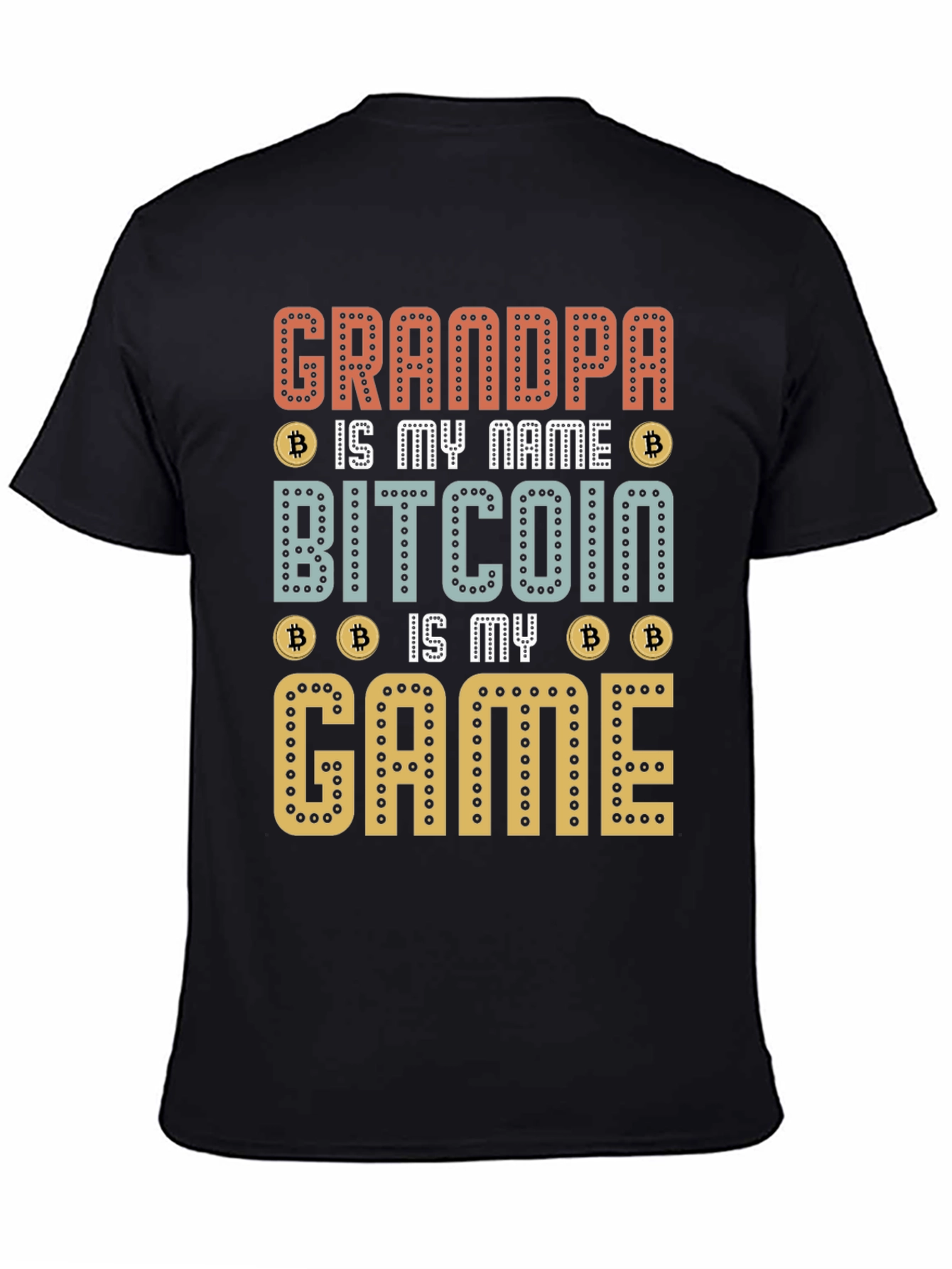 Grandpa Bitcoin Game T-Shirt - Crypto Lover Gift