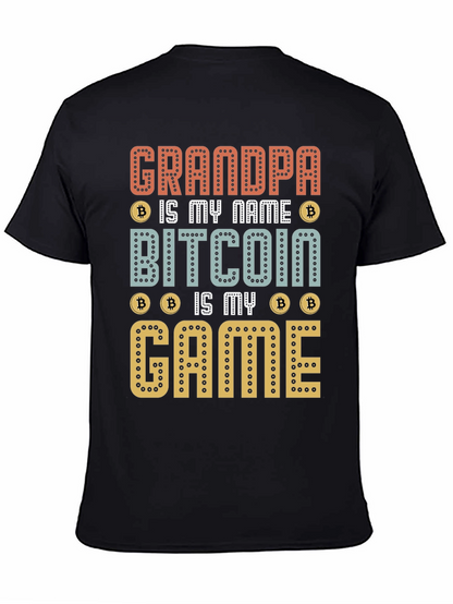 Grandpa Bitcoin Game T-Shirt - Crypto Lover Gift