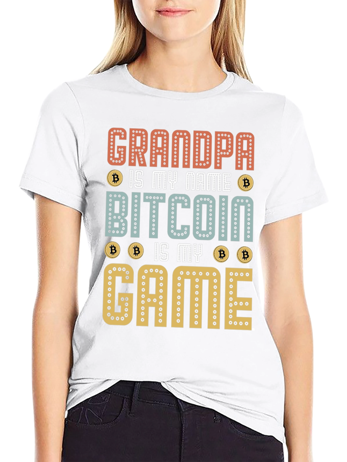 Grandpa Bitcoin Game T-Shirt - Crypto Lover Gift