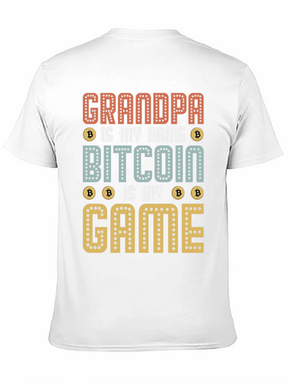 Grandpa Bitcoin Game T-Shirt - Crypto Lover Gift