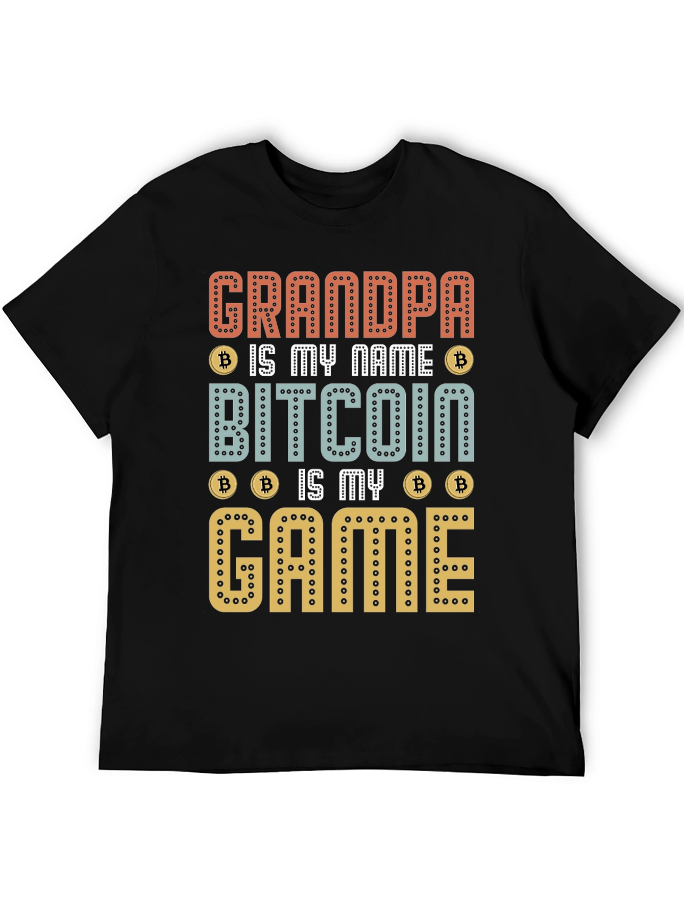 Grandpa Bitcoin Game T-Shirt - Crypto Lover Gift