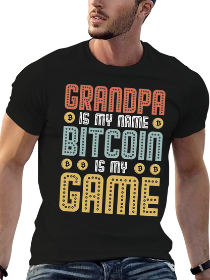 Grandpa Bitcoin Game T-Shirt - Crypto Lover Gift