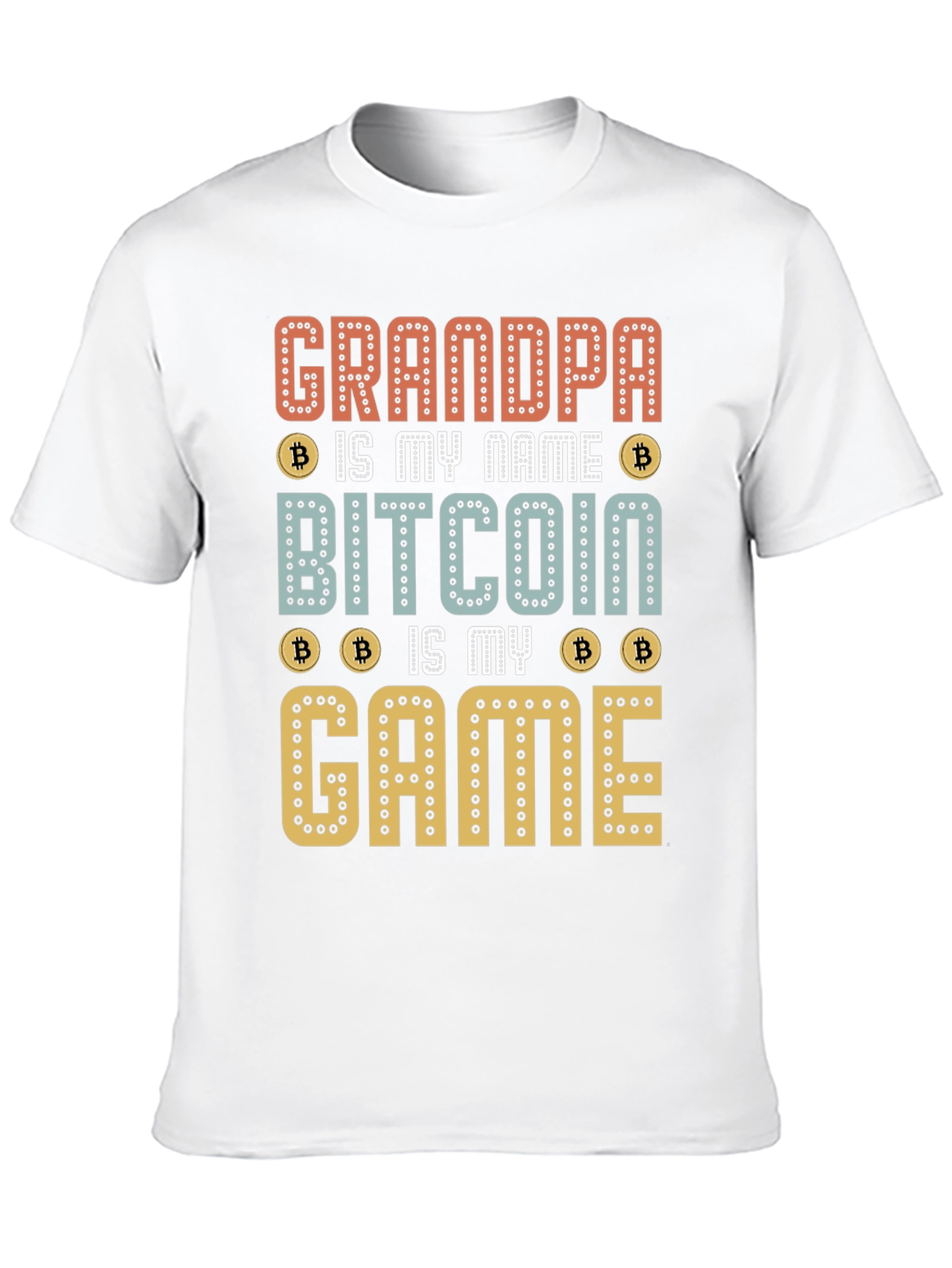 Grandpa Bitcoin Game T-Shirt - Crypto Lover Gift