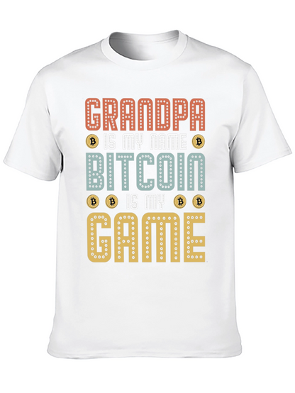 Grandpa Bitcoin Game T-Shirt - Crypto Lover Gift