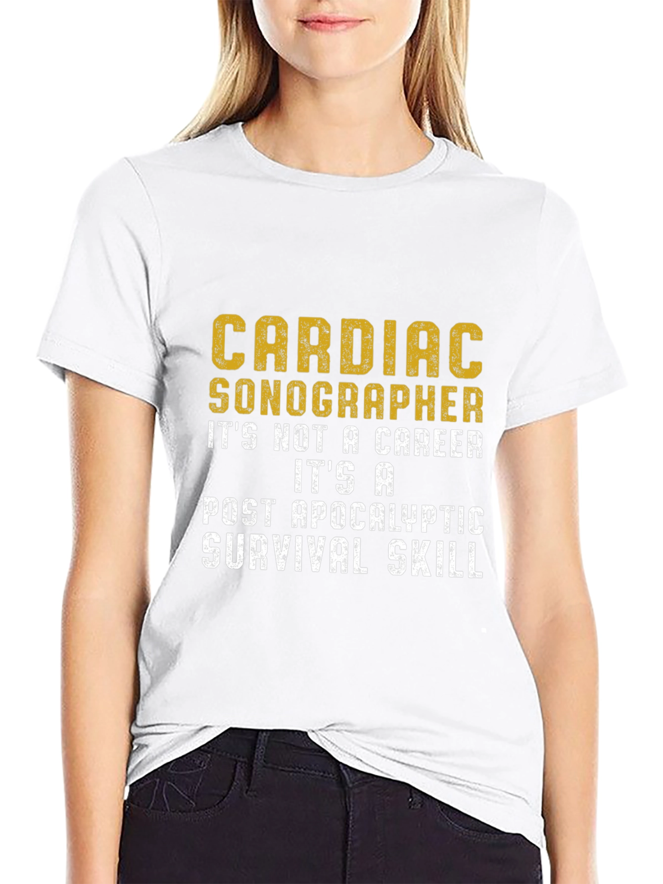 Cardiac Sonographer Post-Apocalyptic Skill T-Shirt