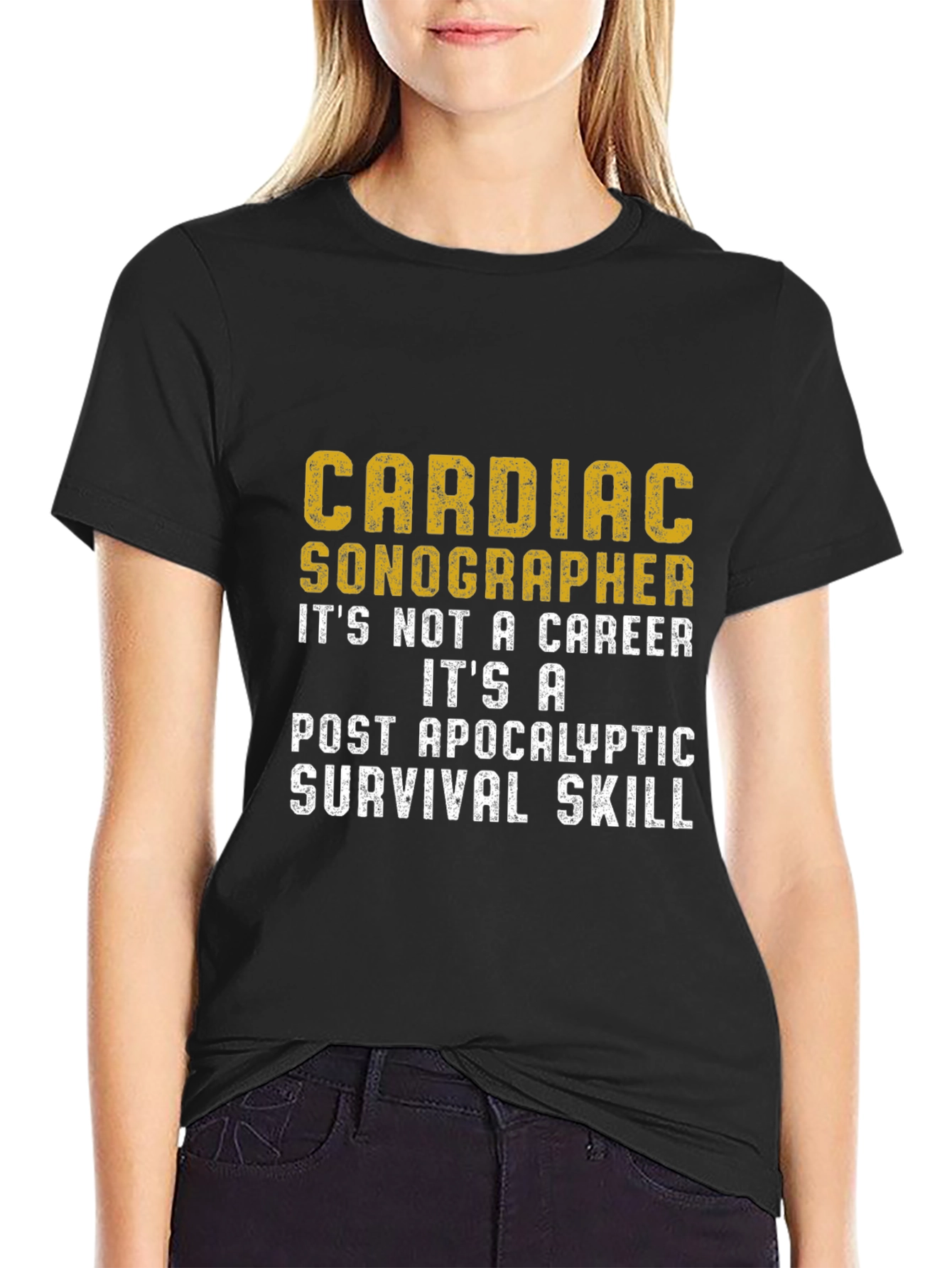 Cardiac Sonographer Post-Apocalyptic Skill T-Shirt