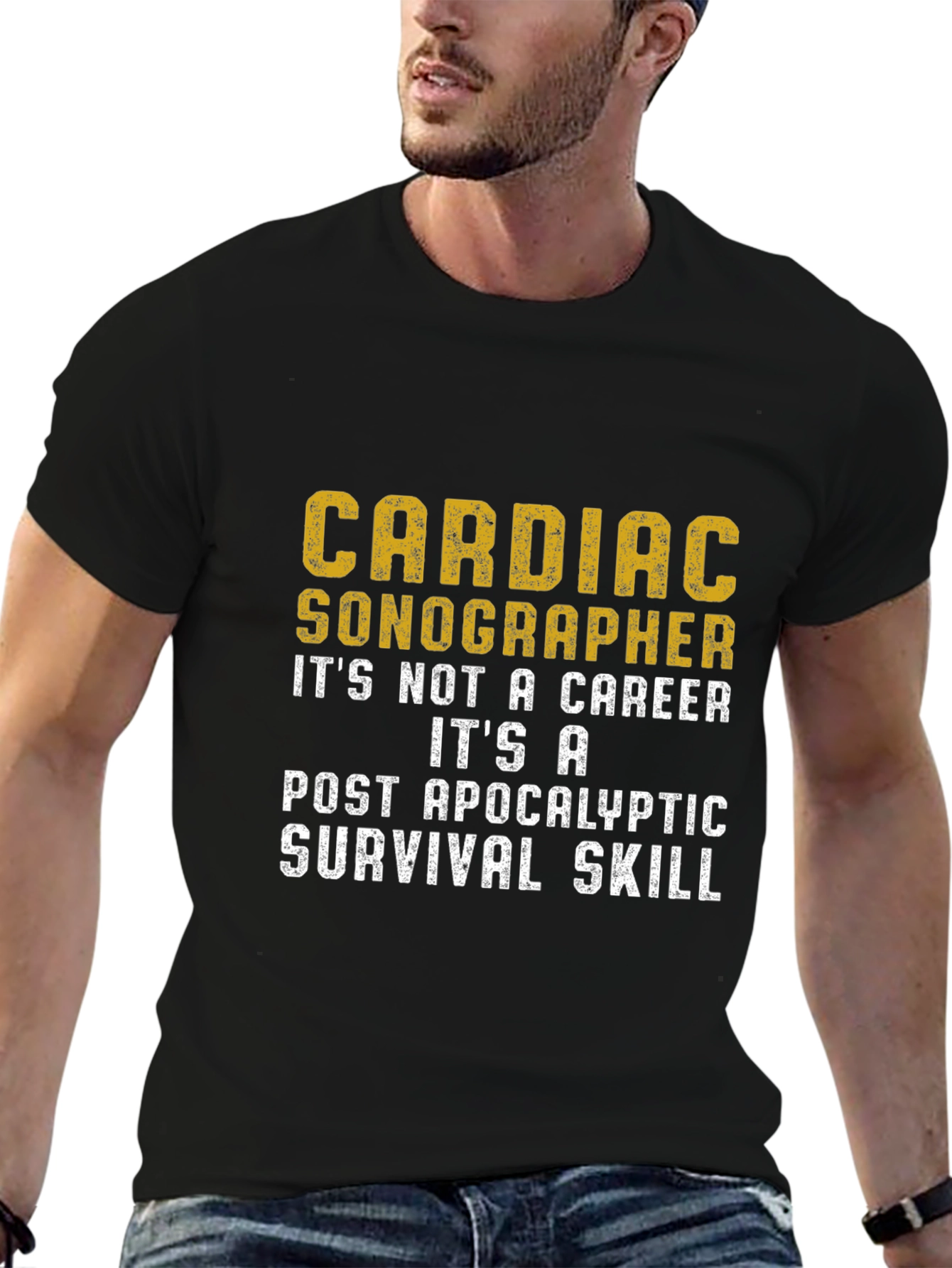 Cardiac Sonographer Post-Apocalyptic Skill T-Shirt