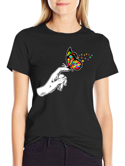 Autism Awareness Butterfly T-Shirt