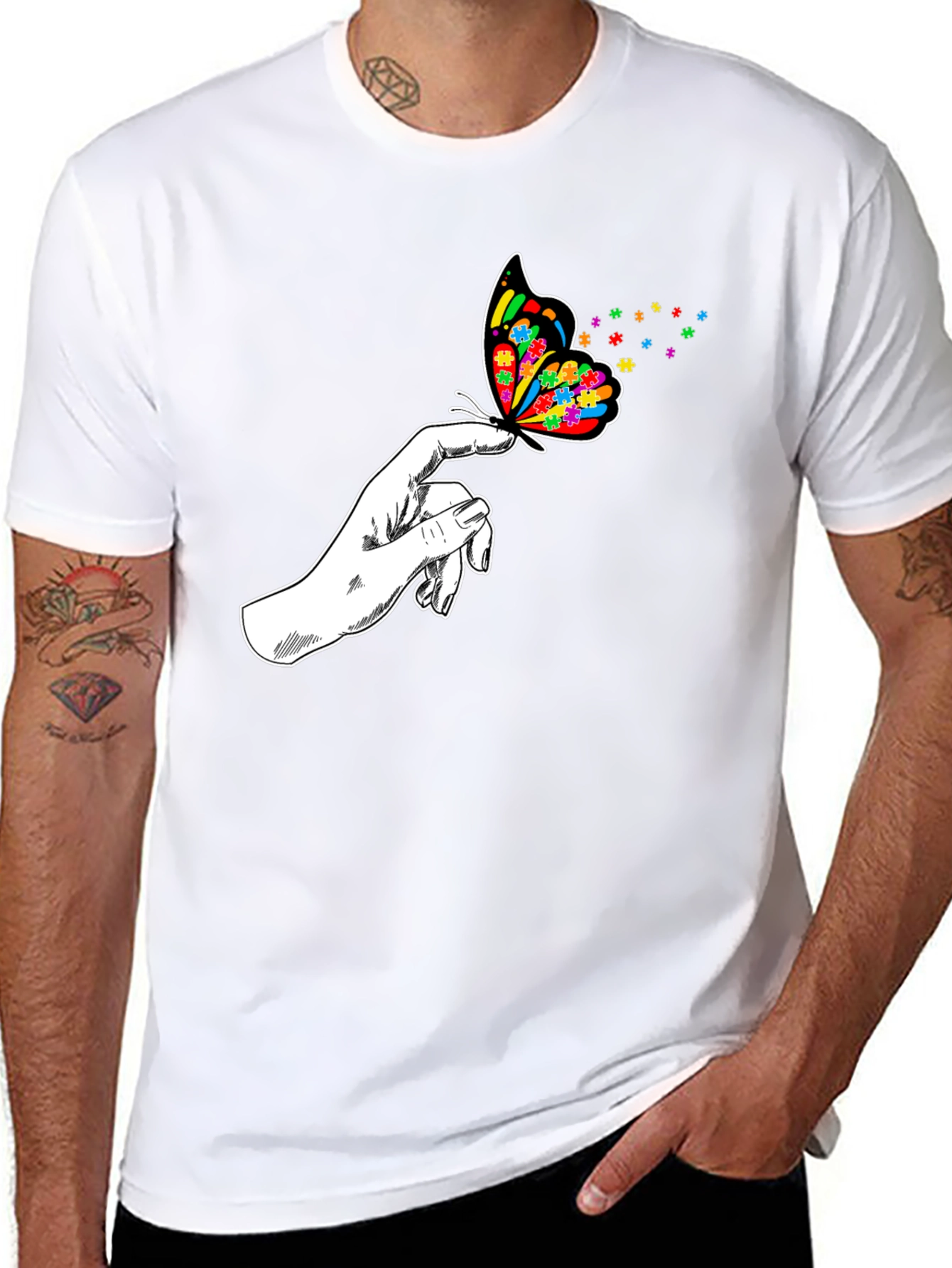Autism Awareness Butterfly T-Shirt