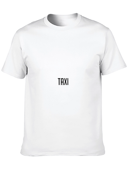 Classic Black TAXI Graphic T-Shirt