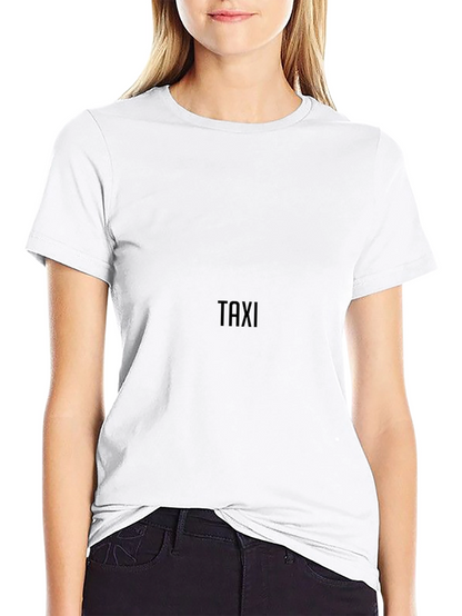 Classic Black TAXI Graphic T-Shirt