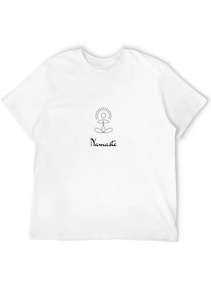 Namaste Yoga Black T-Shirt for Men