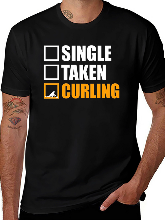 Curling T-Shirt - Single Taken Curling Tee