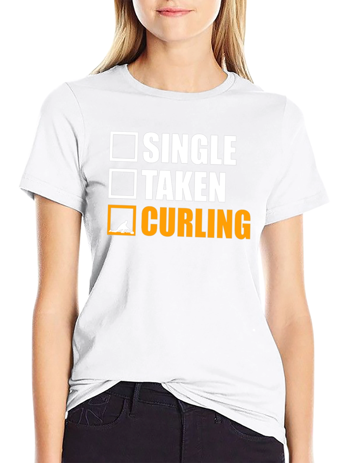Curling T-Shirt - Single Taken Curling Tee