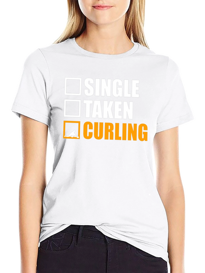 Curling T-Shirt - Single Taken Curling Tee