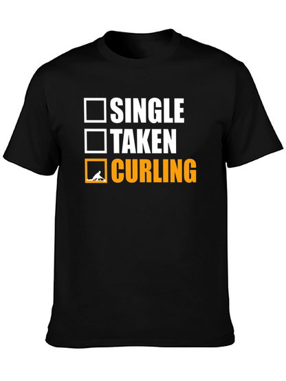 Curling T-Shirt - Single Taken Curling Tee