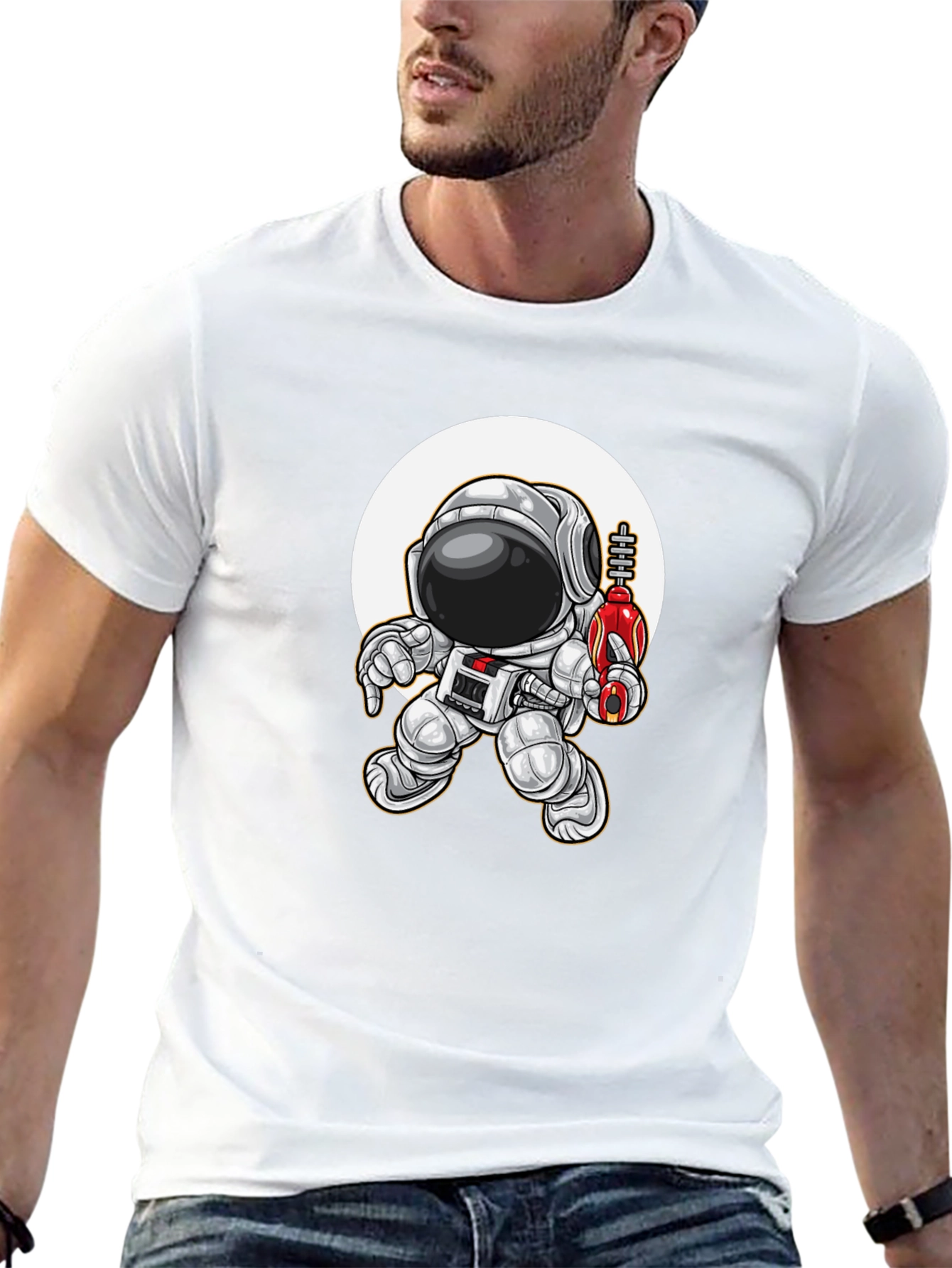 Astronaut Graphic Tee - Space Explorer T-Shirt