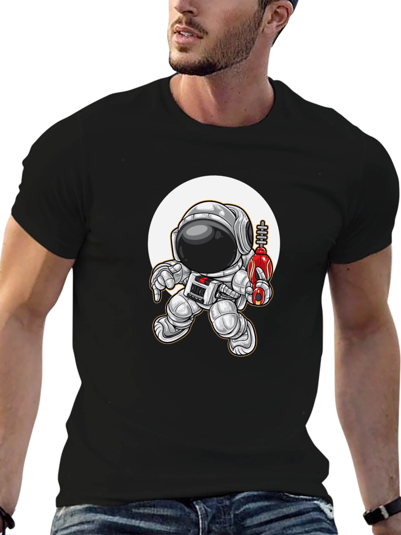 Astronaut Graphic Tee - Space Explorer T-Shirt