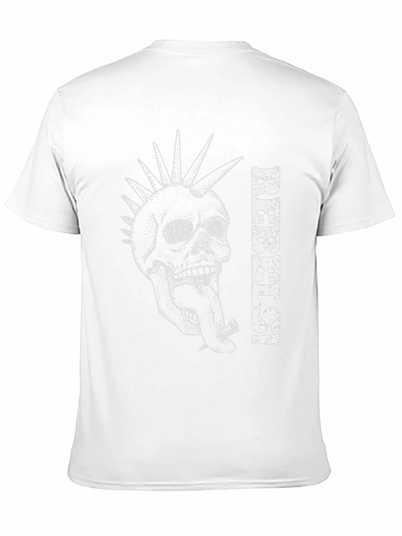 Rebels Skull Graphic Black T-Shirt