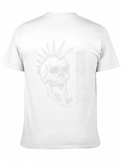 Rebels Skull Graphic Black T-Shirt