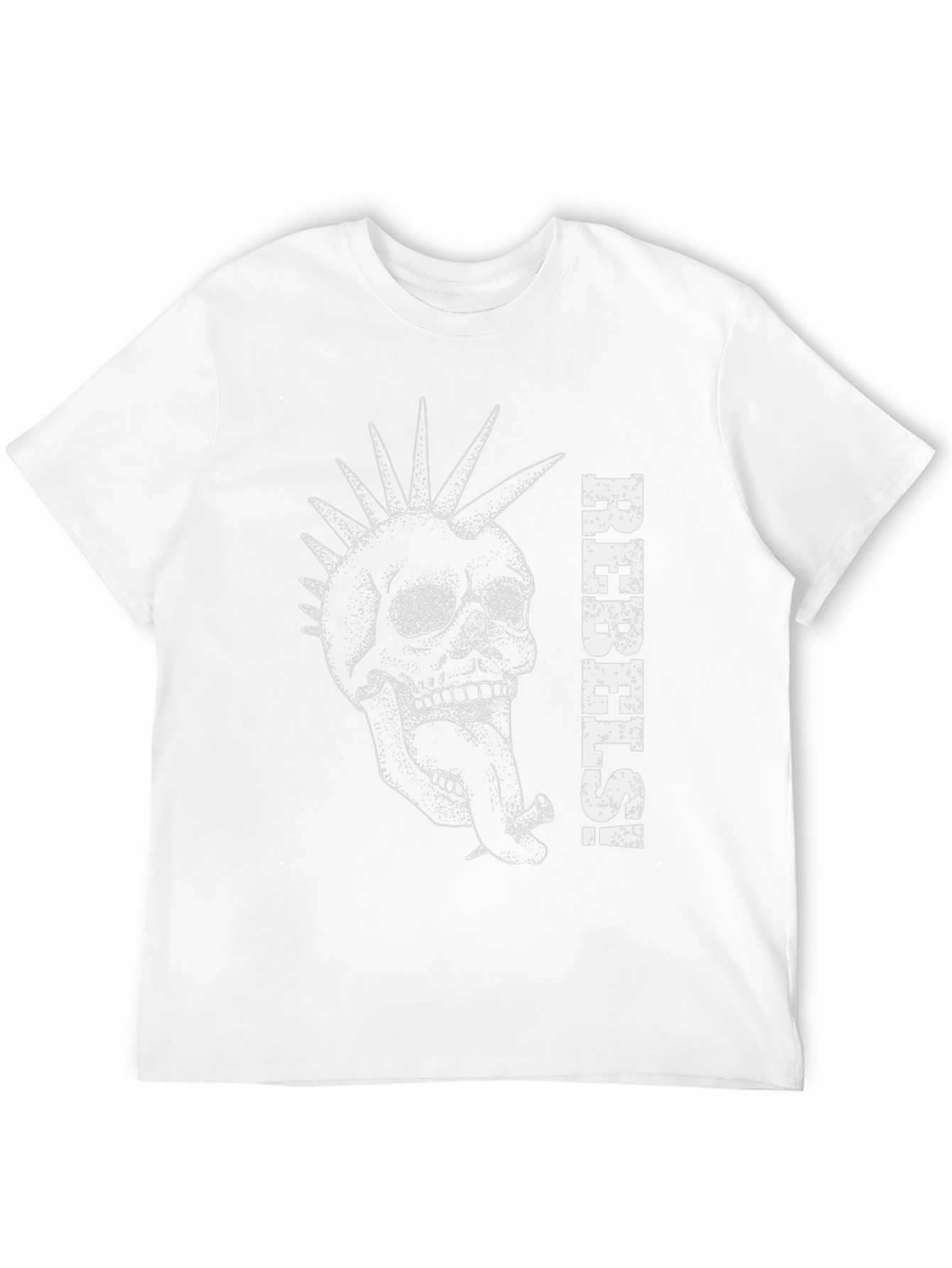 Rebels Skull Graphic Black T-Shirt