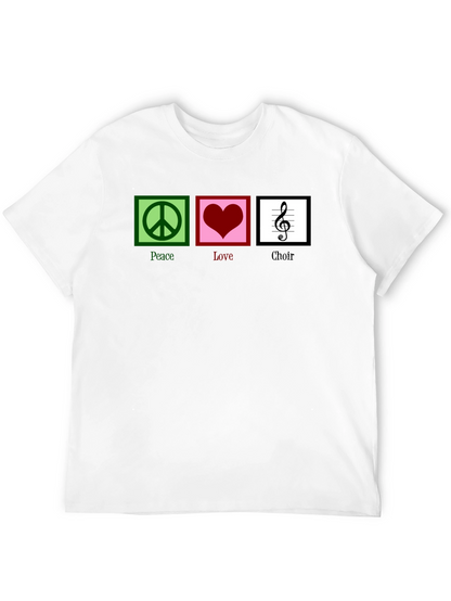 Peace Love Choir Graphic T-Shirt