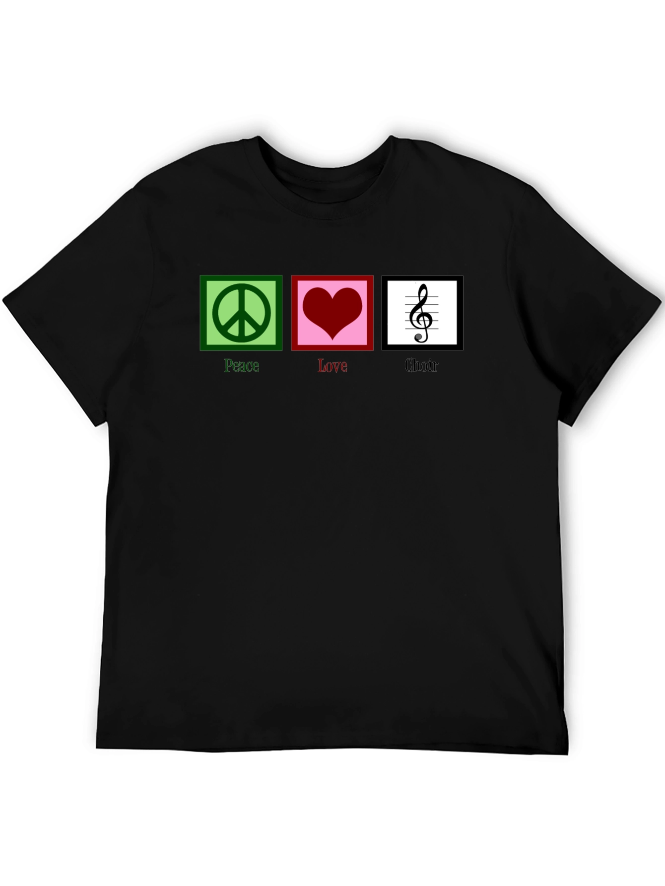 Peace Love Choir Graphic T-Shirt