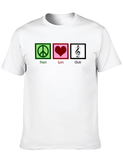 Peace Love Choir Graphic T-Shirt