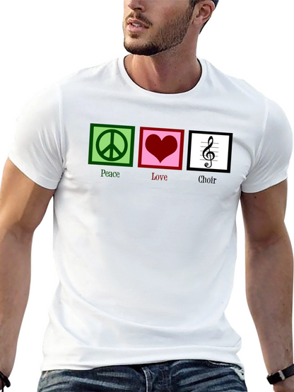 Peace Love Choir Graphic T-Shirt