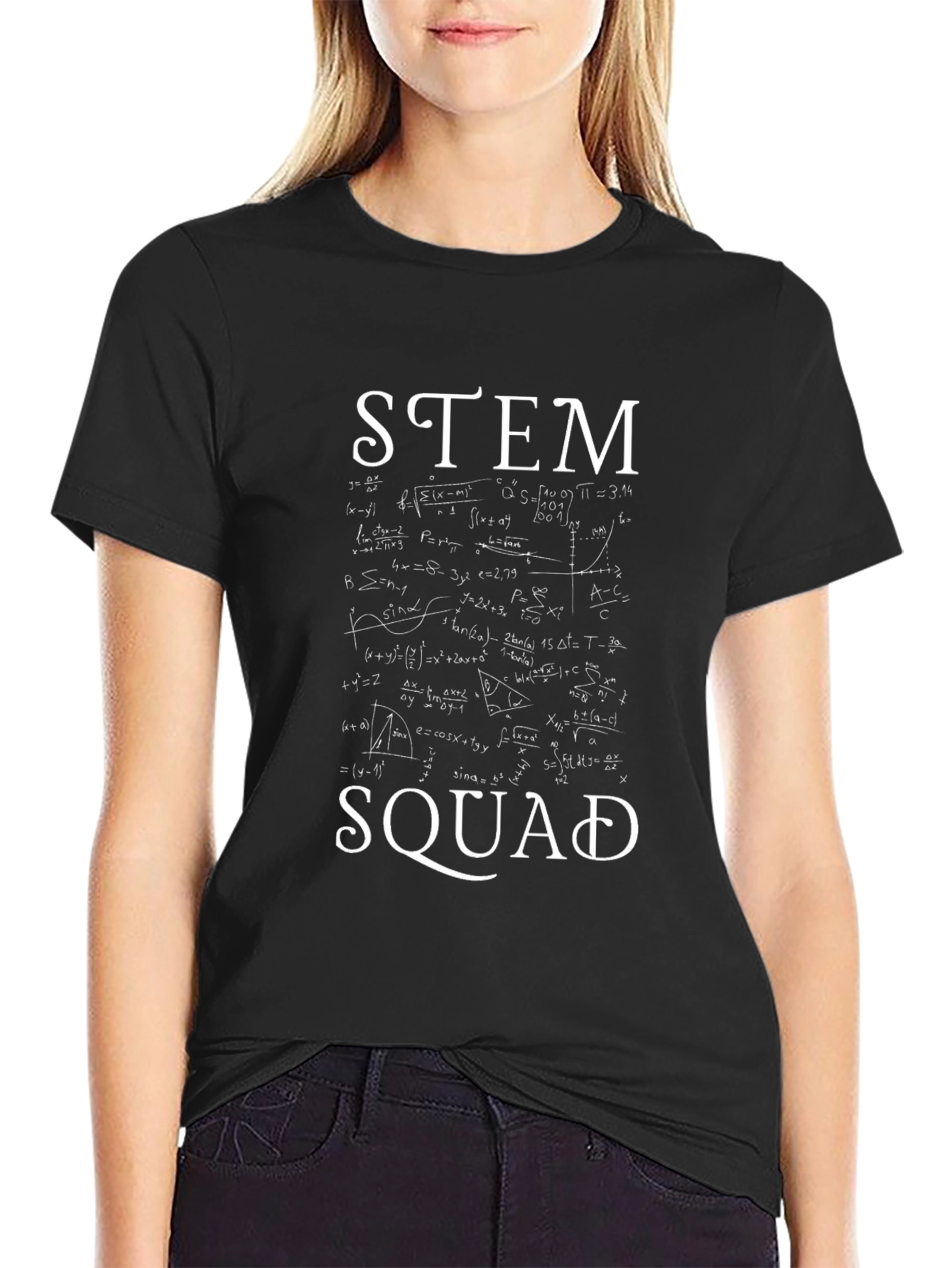 STEM Squad T-Shirt - Science Math Equations Design